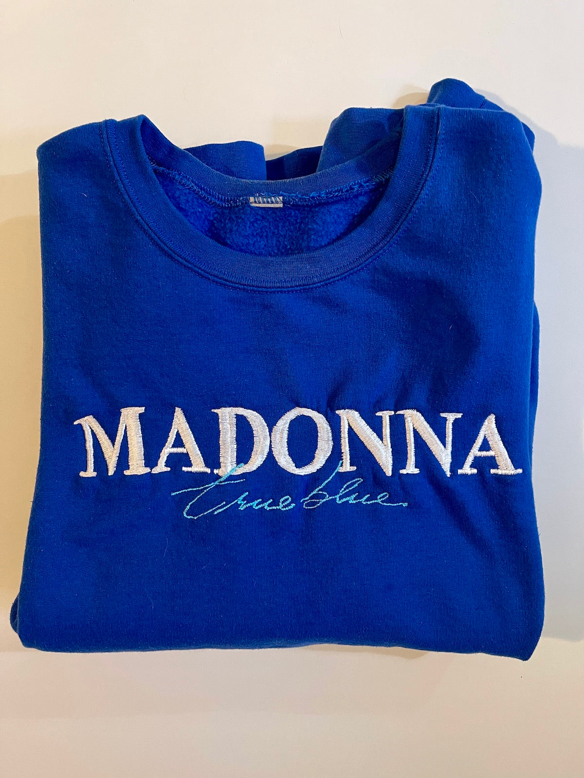 Madonna true blue hot sale shirt